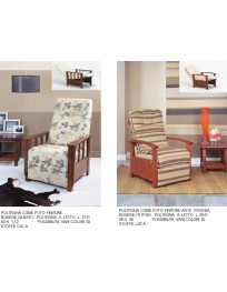 POLTRONA BRACCIOLI IN LEGNO