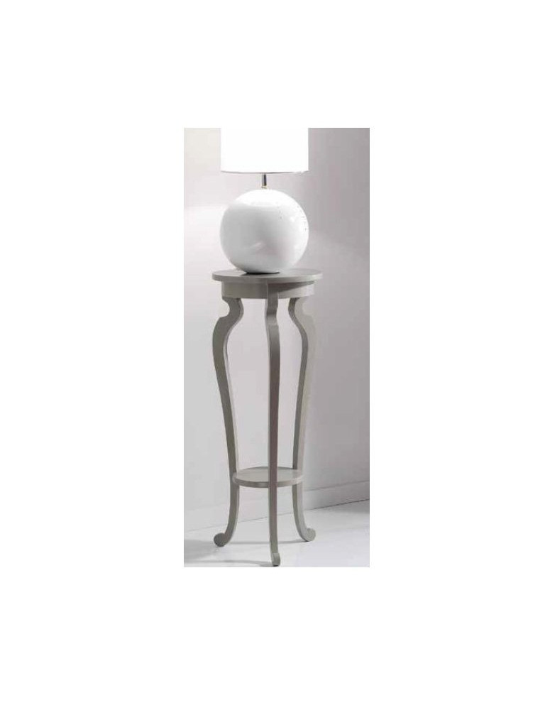 PORTA VASO LACCATO ANTICHIZZATO.