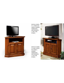 PORTA TV CON 2 PORTE PIU VANO A GIORNO VERNICIATO