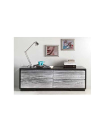 PORTA TV 4 CASSETTI CON GUIDE AMMORTIZZABILI LACCATURA PARTICOLARE.