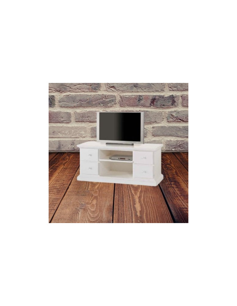 CASSAPANCA PORTA TV  4 CASSETTI  2 VANI A GIORNO LACCATA