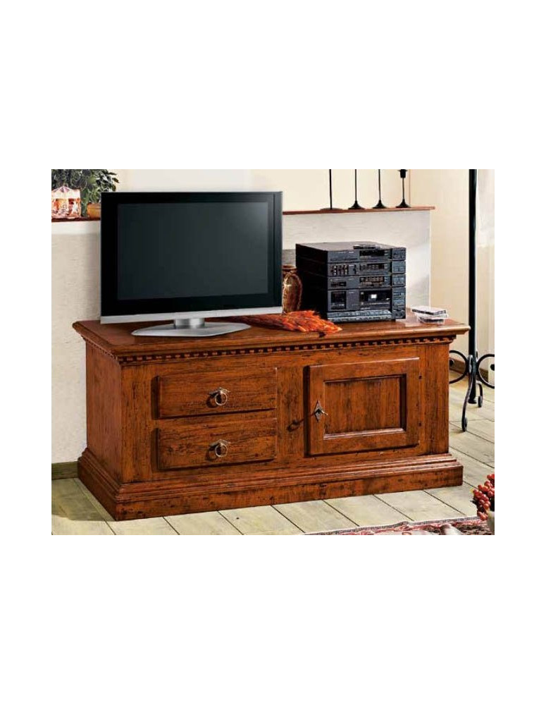 CASSAPANCA PORTA TV 1 PORTE 2 CASSETTI VERNICIATA.