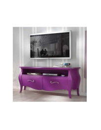 PORTA TV BOMBATO 2  CASSETTI LACCATO