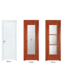 PORTE A 3 VETRI CILIEGIO
