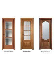 PORTA CON TRE VETRI E INGLESINA