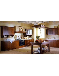 CUCINA SU MISURA IN TULIPIE MASSICCIO