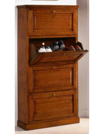 SCARPIERA 4 ANTE VERNICIATA ANTICHIZZATA.