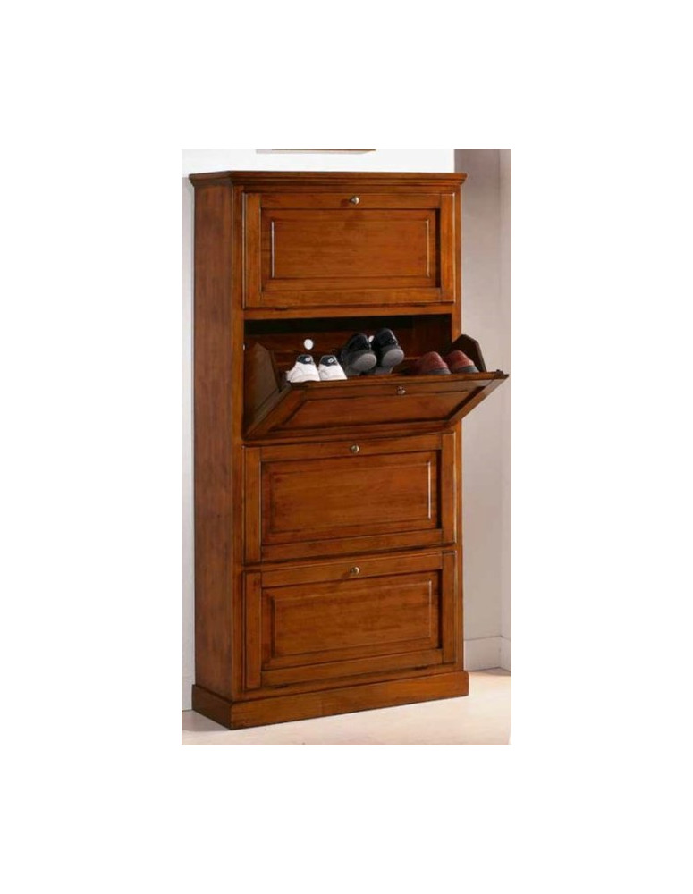 SCARPIERA 4 ANTE VERNICIATA ANTICHIZZATA.