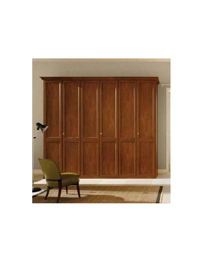 ARMADIO SEI ANTE A BATTENTE SENZA DECORI