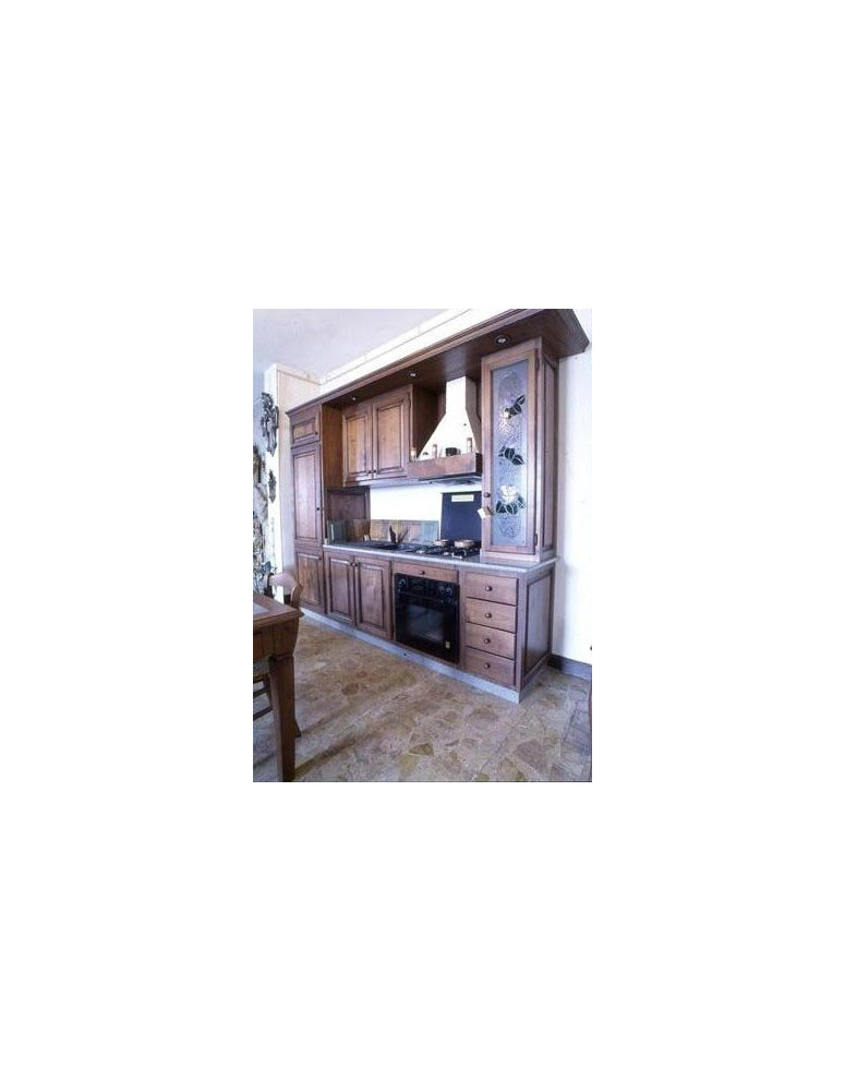 CUCINA SU MISURA IN NOCE