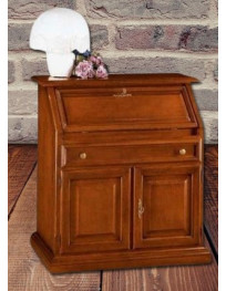 BUREAU 2 PORTE 1 RIBALTA DUE CASSETTI INTERNI.