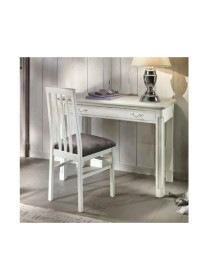 SCRITTOIO 1 CASSETTO GAMBE INTAGLIATE SUL ROTONDO