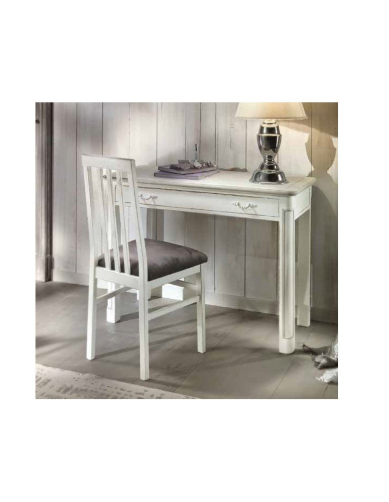 SCRITTOIO 1 CASSETTO GAMBE INTAGLIATE SUL ROTONDO