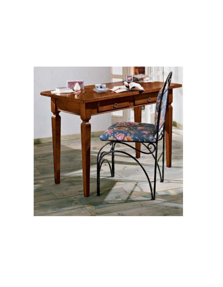 SCRITTOIO 2 CASSETTI  GAMBE A SPILLO