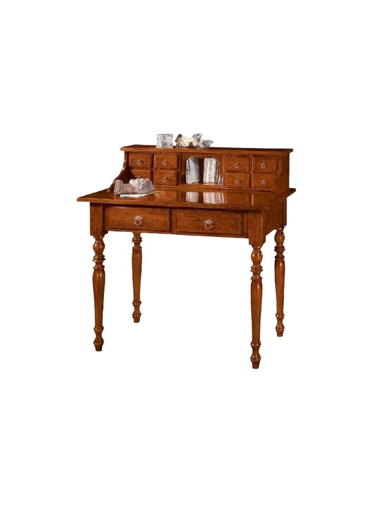 SCRITTOIO 10 CASSETTI  GAMBE TORNITE