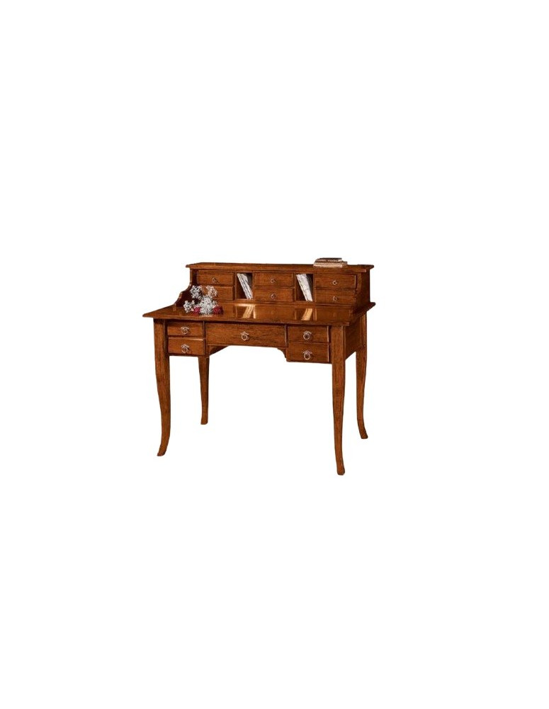 SCRITTOIO 11 CASSETTI  GAMBE TORNITE