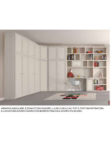 ARMADIO ANGOLARE  E ZONA STUDIO