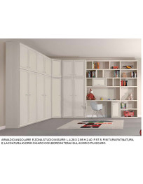 ARMADIO ANGOLARE  E ZONA STUDIO