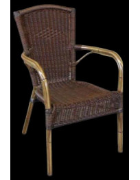 POLTRONCINA  IN ALLUMINIO VERNICIATO BAMBU