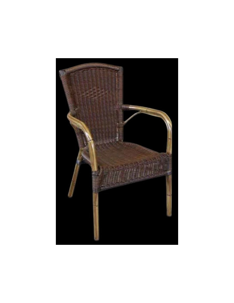 POLTRONCINA  IN ALLUMINIO VERNICIATO BAMBU