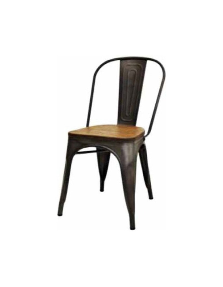 SEDIA  IN ACCIAIO VERNICIATO