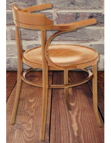 SEDIA  CON BRACCIOLI  IN  FAGGIO