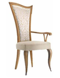 SEDIA CON BRACCIOLO IN  FAGGIO