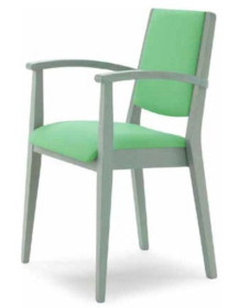 POLTRONCINA IMBOTTITA IN  FAGGIO