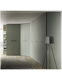 ARMADIO 10 ANTE BATTENTE LACCATO OPACO VERDE MILITARE