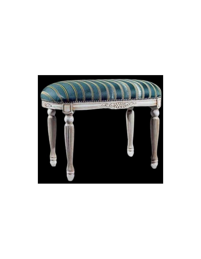 POUFFE  IMBOTTITO IN  FAGGIO