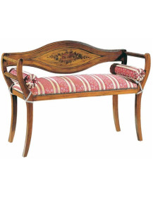 DIVANETTO IMBOTTITO IN  FAGGIO