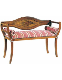 DIVANETTO IMBOTTITO IN  FAGGIO