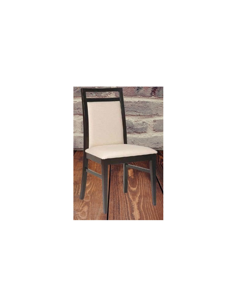 SEDIA IMBOTTITA IN  FAGGIO