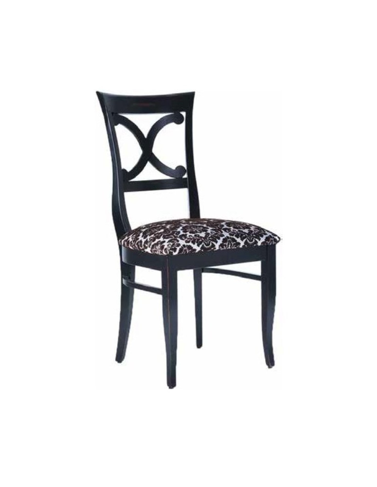 SEDIA IMBOTTITA IN  FAGGIO