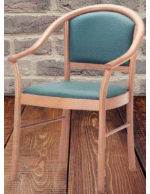 POLTRONCINA IMBOTTITA IN  FAGGIO