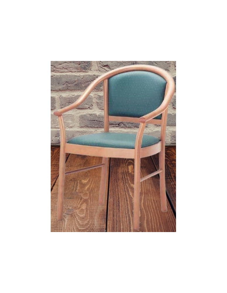 POLTRONCINA IMBOTTITA IN  FAGGIO