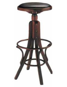 SGABELLO  ROTONDO  IN  FAGGIO