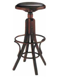 SGABELLO  ROTONDO  IN  FAGGIO