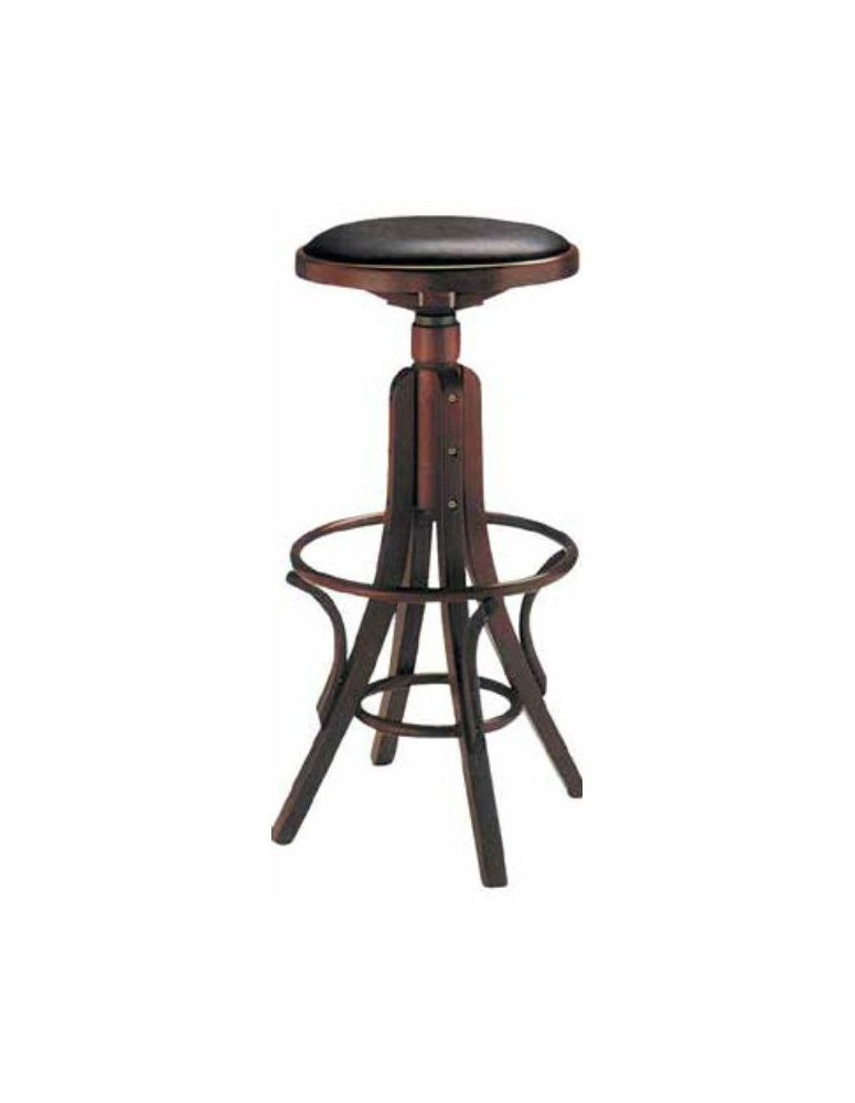 SGABELLO  ROTONDO  IN  FAGGIO