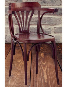 SEDIA CON SEDUTA IN LEGNO