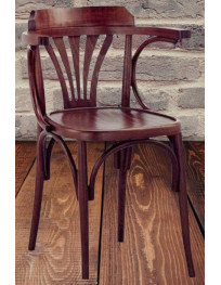 SEDIA CON SEDUTA IN LEGNO