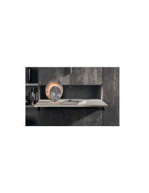 ARMADIO BATTENTE CON LIBRERIA