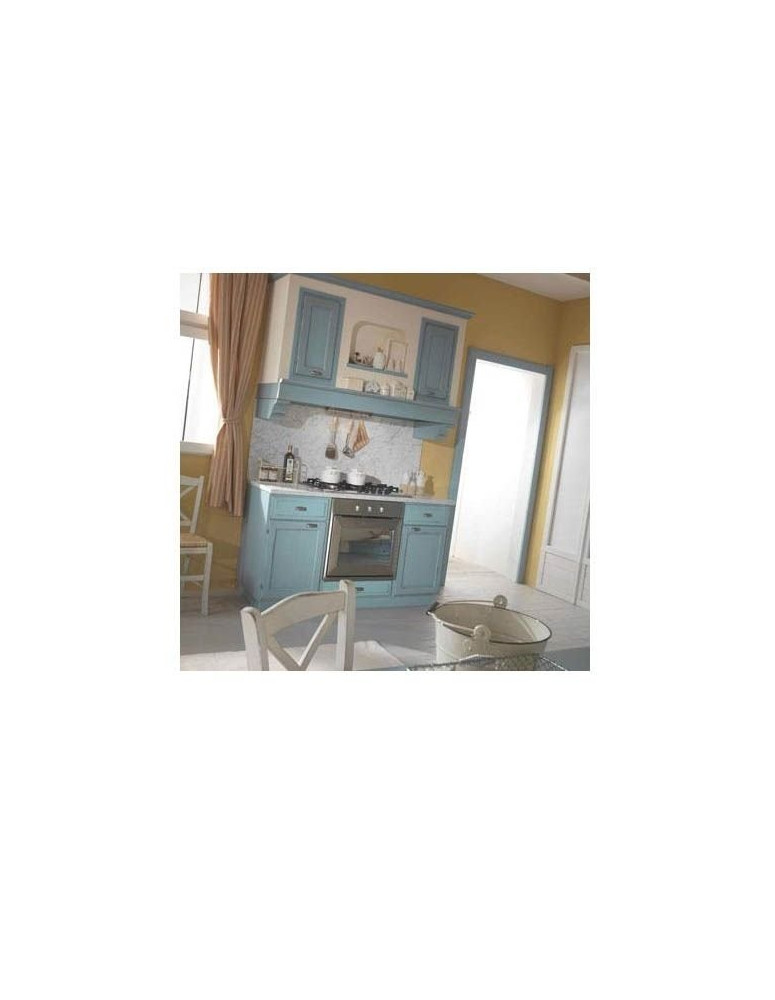 CUCINA SU MISURA DECAPE BIANCO E NOCE