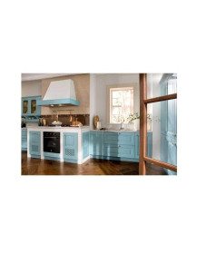 CUCINA SU MISURA DECAPE’ FRASSINO AZZURRO