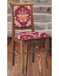 SEDIA IMBOTTITA IN  FAGGIO