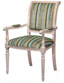 POLTRONCINA IMBOTTITA IN STILE IN FAGGIO