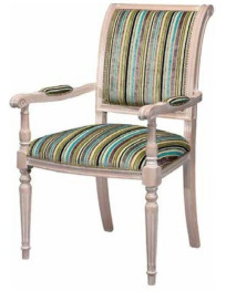 POLTRONCINA IMBOTTITA IN STILE IN FAGGIO