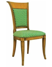 SEDIA IMBOTTITA IN STOFFA IN FAGGIO