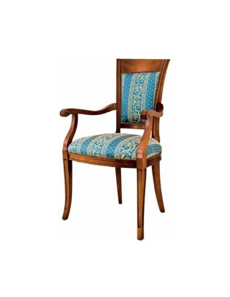 POLTRONCINA IMBOTTITA IN STOFFA IN FAGGIO