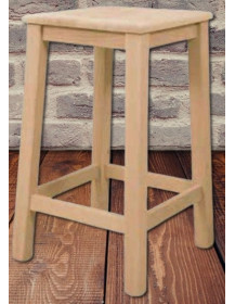 SGABELLO/SEDIA IN LEGNO DI FAGGIO